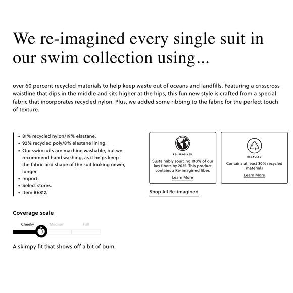 2/$15 NWT J. Crew Ribbed Cross-Front Cheeky Bikini Bottom Black Plus Size 3X - Picture 6 of 8